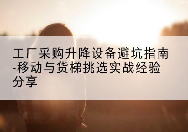 宾川移动式升降机怎么选-工厂采购升降设备避坑指南-移动与货梯挑选实战经验分享